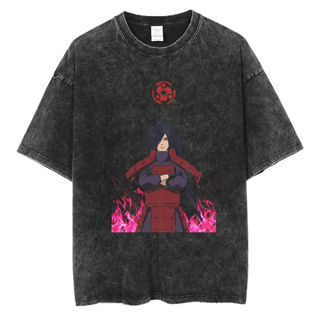 Go in style with our Madara Uchiha's Legacy Vintage Tee | Here at Everythinganimee we have the worlds best anime merch | Free Global Shipping