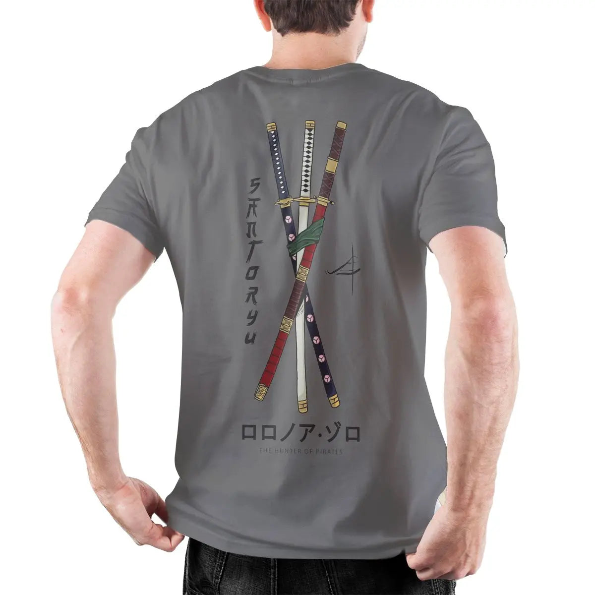 This tee captures the magic of Zoro. If you're looking for more One Piece merch, we have it all! Check out our anime merch now—free shipping!