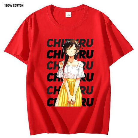 This tee captures the magic of Chizuru. If you're looking for more Rent-A-Girlfriend merch, we have it all! Check out our anime merch now—free shipping!