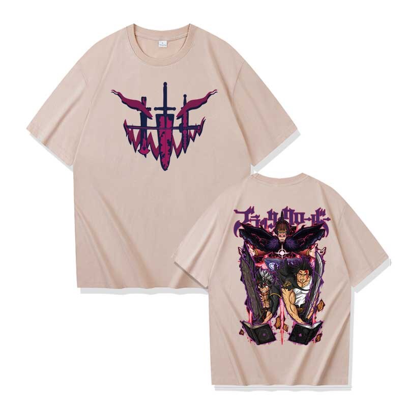 This tees captures the magic of Asta & Yami. If you're looking for more Black Clover merch, we have it all! Check out our anime merch now—free shipping!