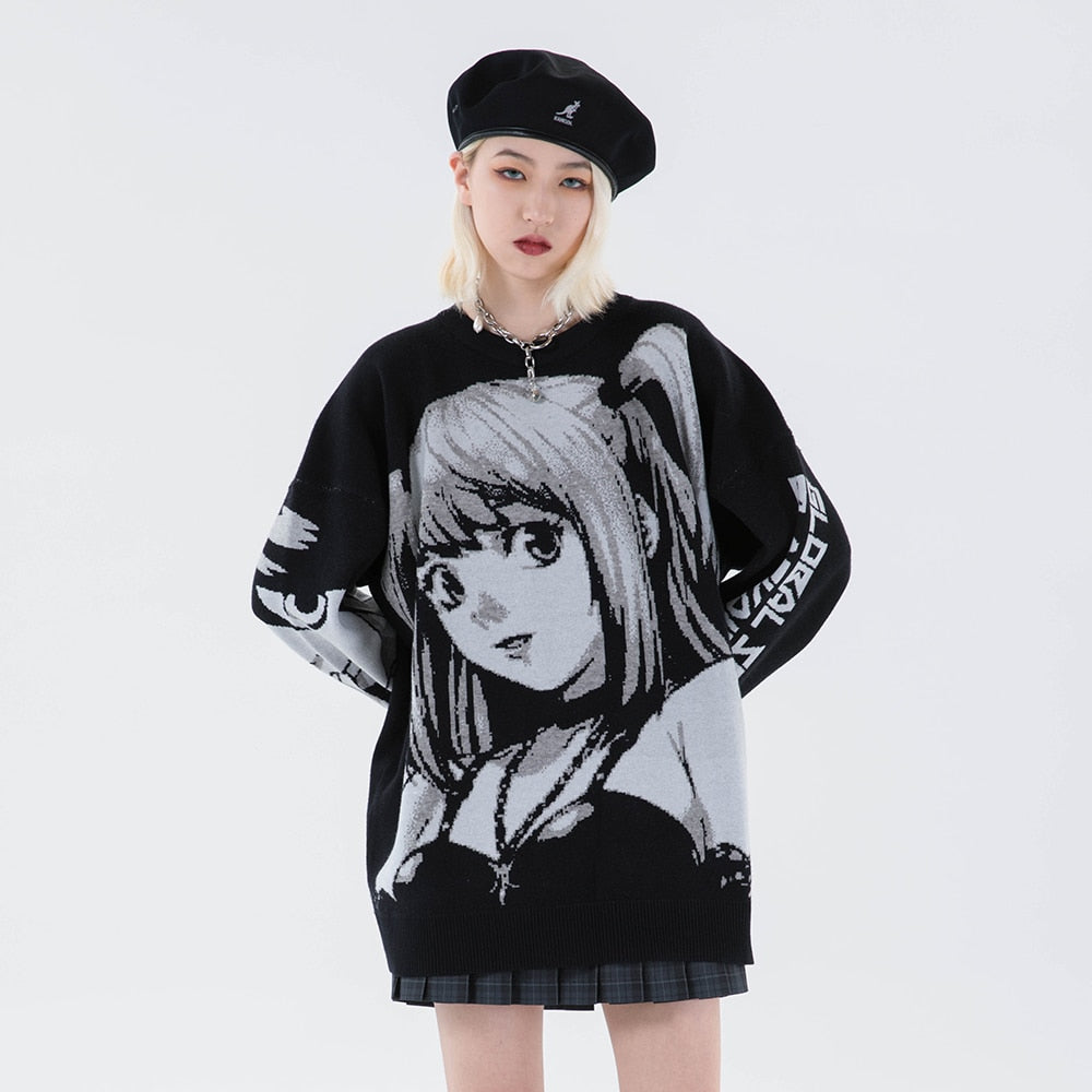 This sweatshirt captures the magic of Misa Amane. If you're looking for more Death Note merch, we have it all! Check out our anime merch now—free shipping!
