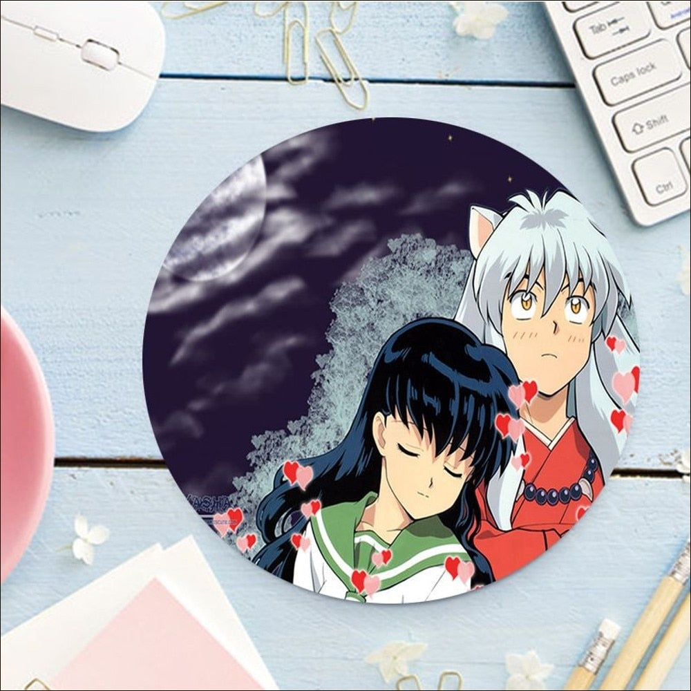 Inuyasha Round Mousepad Collection