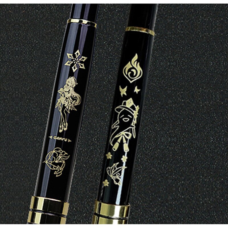 Genshin Impact Gel Pen - Hutao and Ganyu Designs