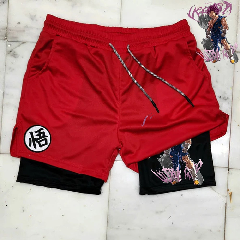 Dragon Ball Z 2 in 1 Sports Shorts