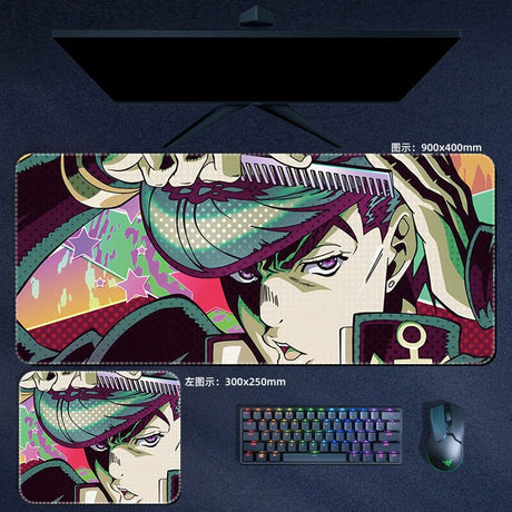 This mousepad captures the magic of JoJo's Bizarre Adventure. Want more merch? We’ve got it all—check out our anime store now with free shipping!