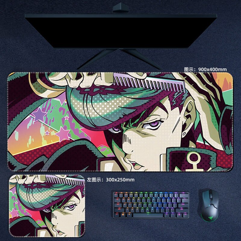 This mousepad captures the magic of JoJo's Bizarre Adventure. Want more merch? We’ve got it all—check out our anime store now with free shipping!