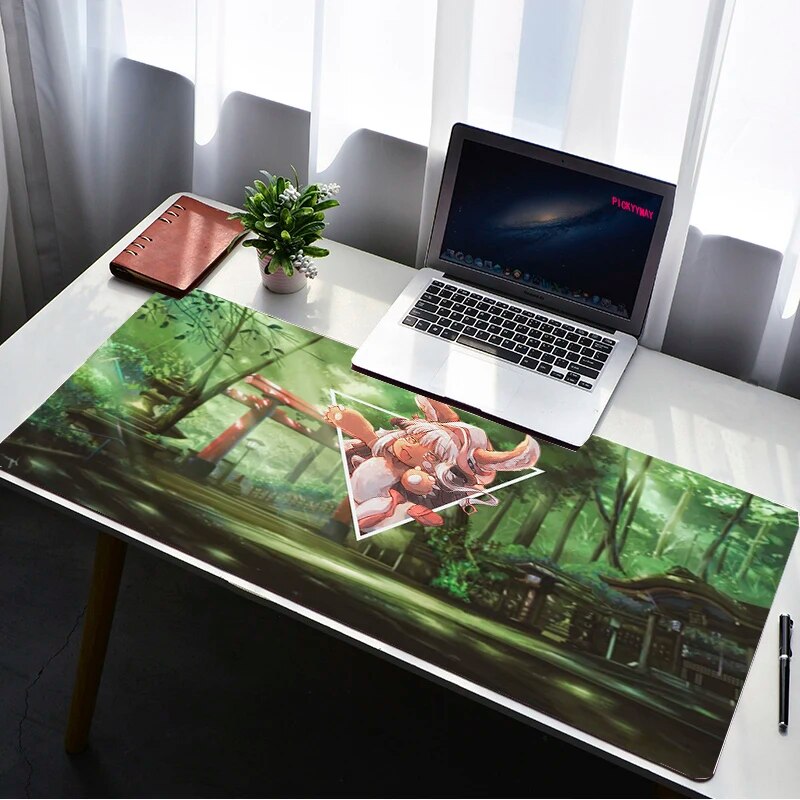 This mousepad captures the magic of Made in Abyss. If you're looking for more Made in Abyss merch, we have it all! Check out our anime merch now—free shipping!