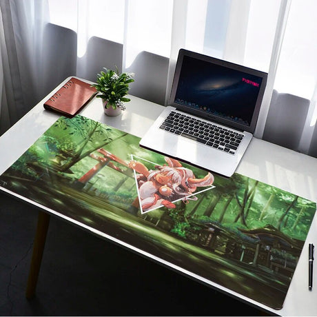 This mousepad captures the magic of Made in Abyss. If you're looking for more Made in Abyss merch, we have it all! Check out our anime merch now—free shipping!