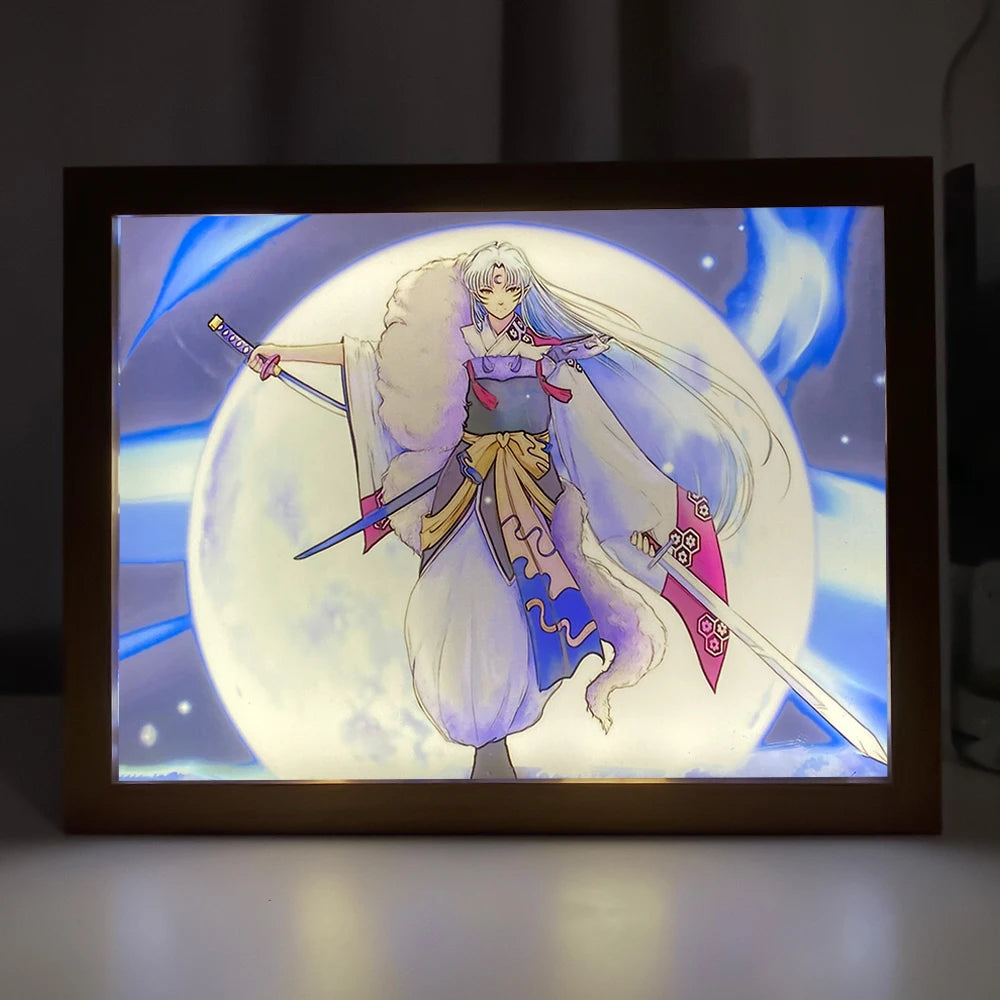 This Light Box combines traditional anime art with modern lighting technology. | If you are looking for more Inuyasha Merch, We have it all! | Check out all our Anime Merch now!