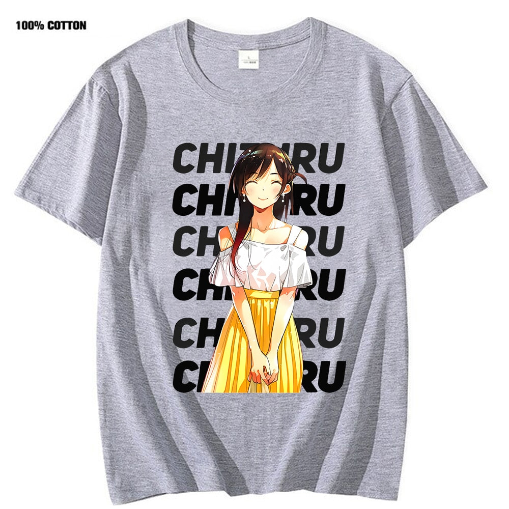 This tee captures the magic of Chizuru. If you're looking for more Rent-A-Girlfriend merch, we have it all! Check out our anime merch now—free shipping!
