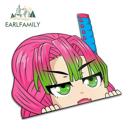 This stickers captures the magic of Mitsuri Kanroji. If you're looking for more Demon Slayer merch, we have it all! Check out our anime merch now—free shipping!