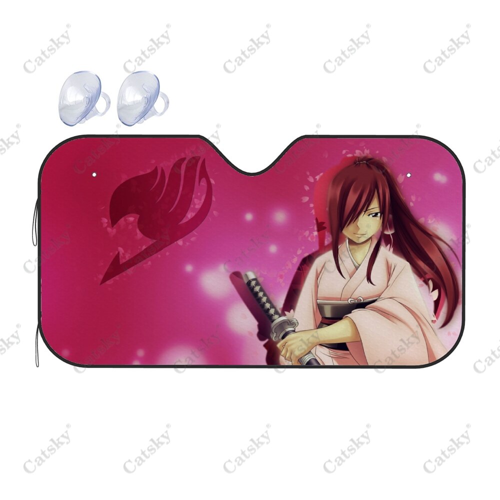 Erza Scarlet Fairy Tail Car Sun Visor