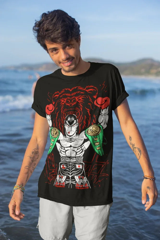 Channel the power and determination of Genji Kamogawa with this bold and dynamic tee. If you are looking for more Hajime No Ippo Merch, We have it all! | Check out all our Anime Merch now!