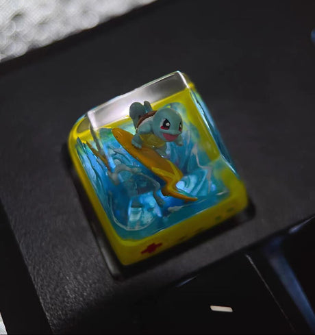 Pokemon Pikachu Custom Resin Micro Transparent KeyCaps