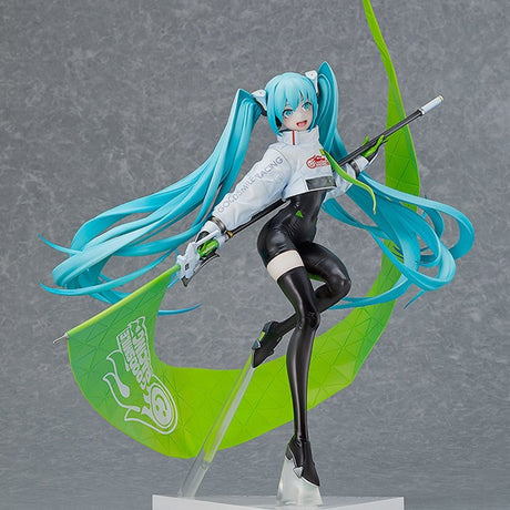 This figure captures Miku in her high-speed glory, sporting a racing jacket in her dynamic energy. If you are looking for more Hatsune Miku Merch, We have it all! | Check out all our Anime Merch now!