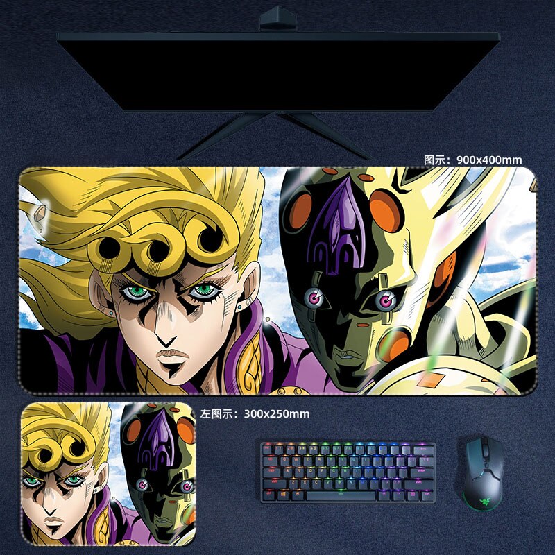 This mousepad captures the magic of JoJo's Bizarre Adventure. Want more merch? We’ve got it all—check out our anime store now with free shipping!