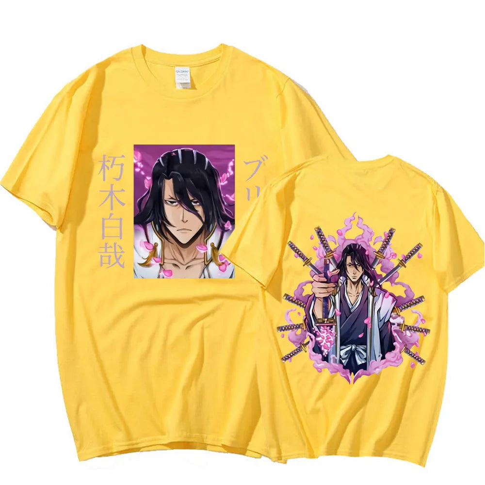 Enter the world of Soul Reapers with our Bleach Byakuya Kuchiki T-Shirt, If you are looking for more Bleach  Merch, We have it all!| Check out all our Anime Merch now!