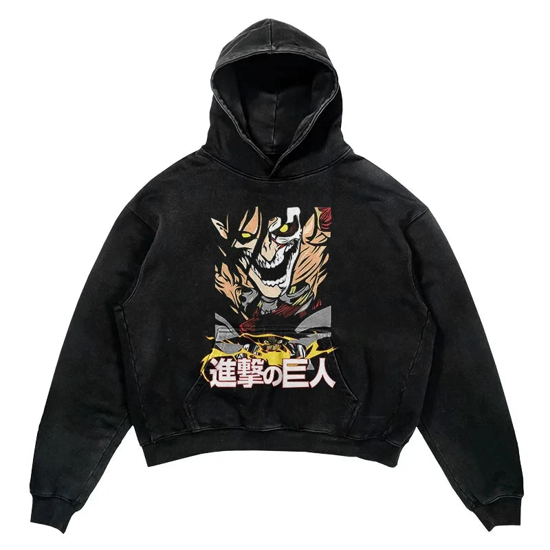 This hoodie carries the fierce spirit of the anime's beloved characters. | If you are looking for more Attack of Titan Merch, We have it all! | Check out all our Anime Merch now!