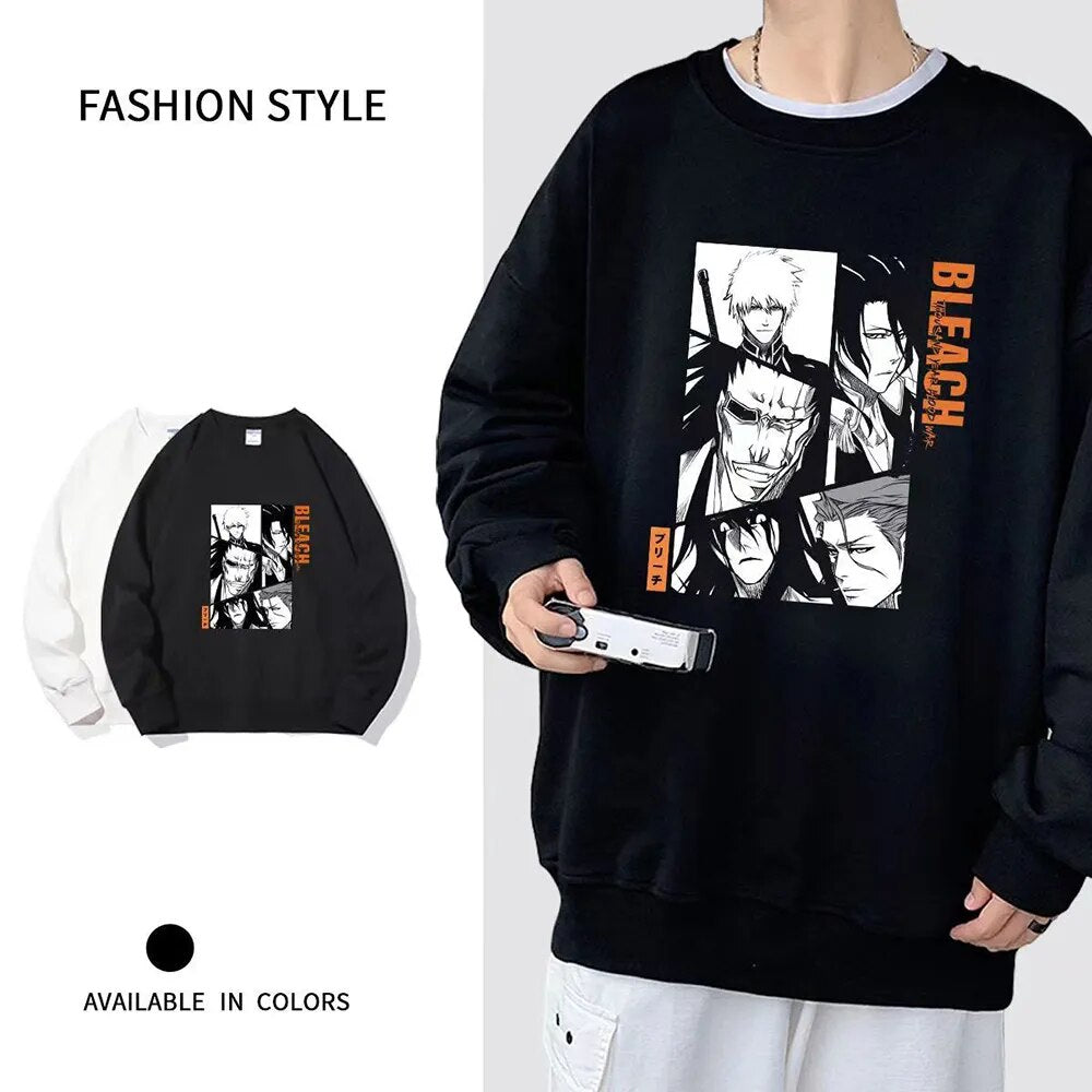 This Sweatshirt embodies the spirit of adventure in the world of Bleach . If you are looking for more Bleach Merch, We have it all! | Check out all our Anime Merch now! 