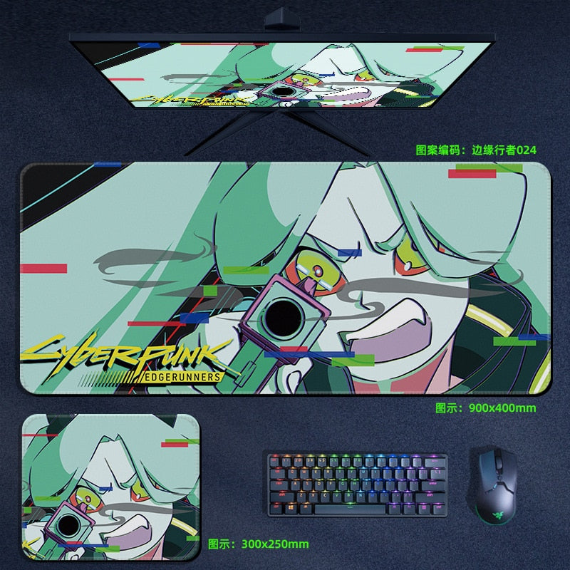 This mousepad captures the magic of Cyberpunk Edgerunners. Want more merch? We’ve got it all—check out our anime store now with free shipping!