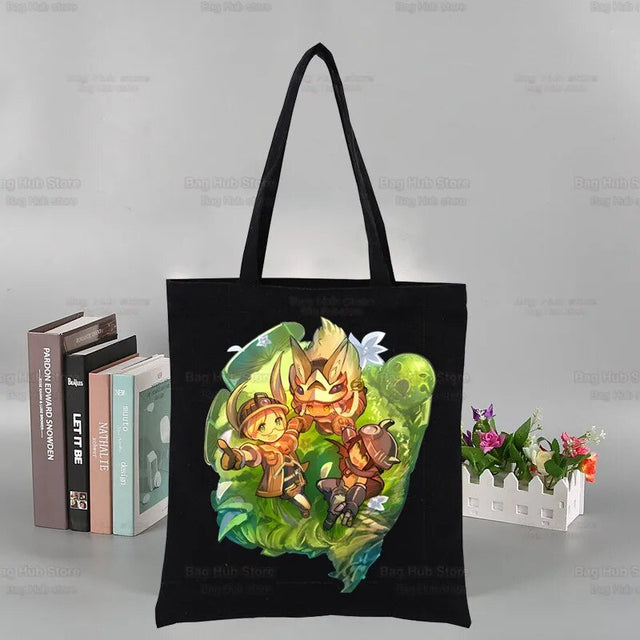 This canvas bag is a labor of love, to capture the love of your anime characters. If you are looking for more Made In Abyss Merch,We have it all! Check out all our Anime Merch now!
