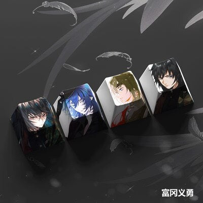 4-Piece Demon Slayer Keycaps Set