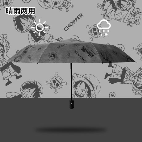Luffy's Voyage One Piece Auto-Fold Umbrella