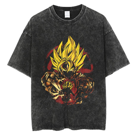 This shirt captures the magic of Dragon Ball Z. If you're looking for more Dragon Ball Z merch, we have it all! Check out our anime merch now—free shipping!