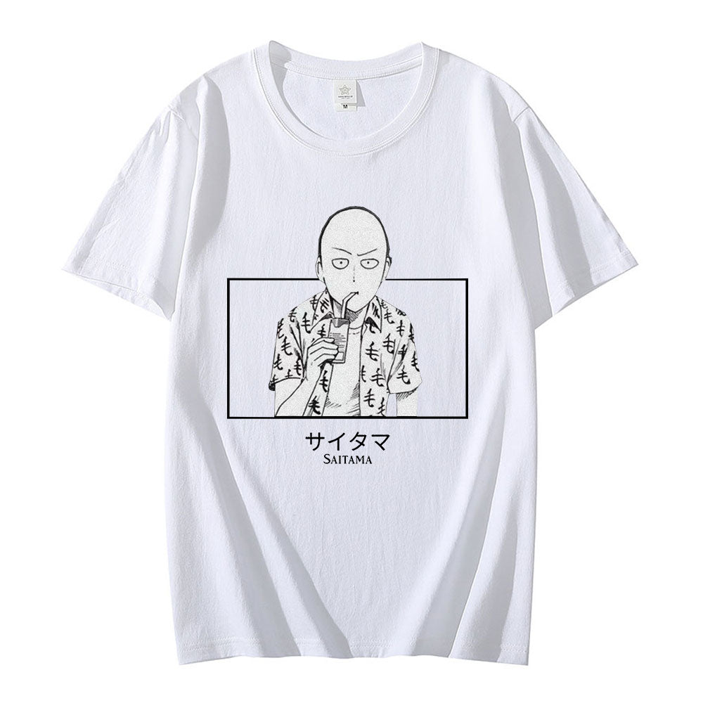 This tee captures the magic of Saitama. If you're looking for more One Punch Man merch, we have it all! Check out our anime merch now—free shipping!