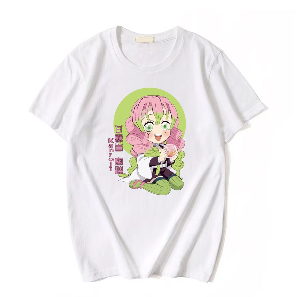 This shirt captures the magic of Kanroji Mitsuri. If you're looking for more Demon Slayer merch, we have it all! Check out our anime merch now—free shipping!