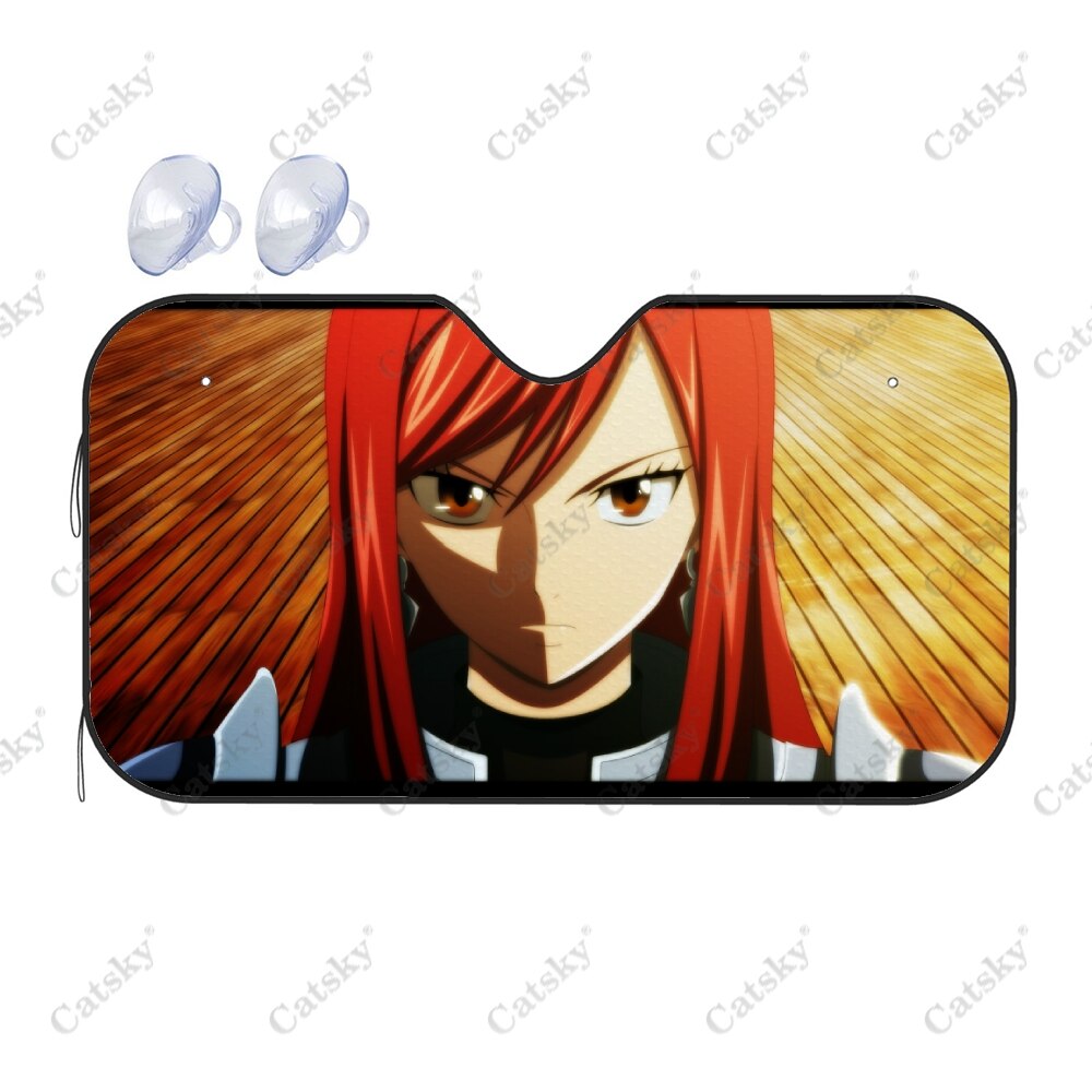 Erza Scarlet Fairy Tail Car Sun Visor