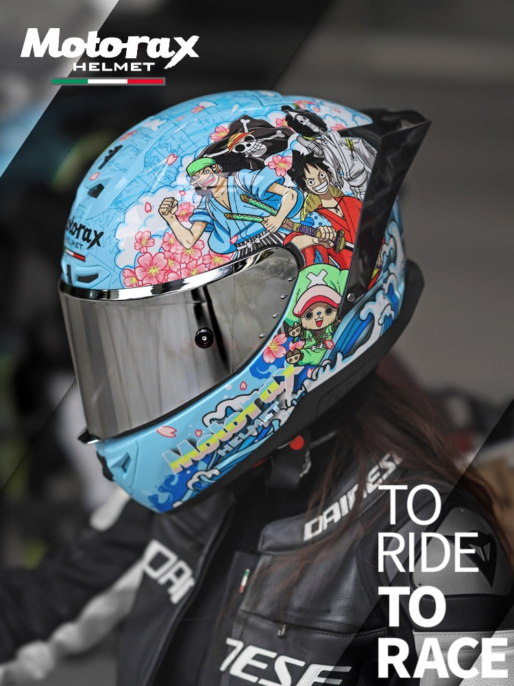 This helmet captures the magic of One Piece. If you're looking for more One Piece merch, we have it all! Check out our anime merch now—free shipping!