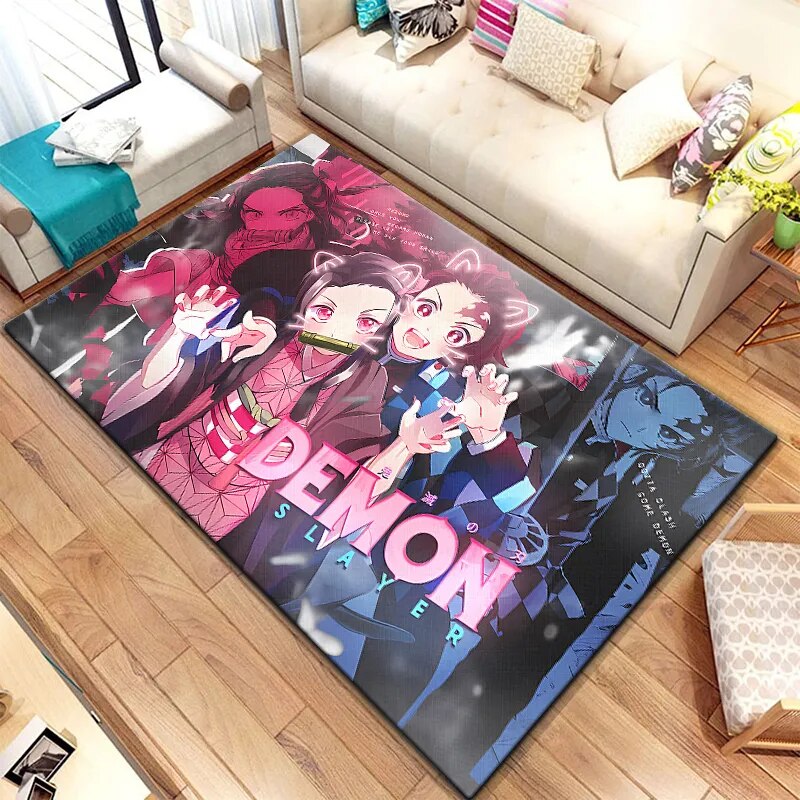 This unisex floor mat brings the fearless spirit of Demon Slayer into any space. If you are looking for more Demon Slayer Merch, We have it all!| Check out all our Anime Merch now!