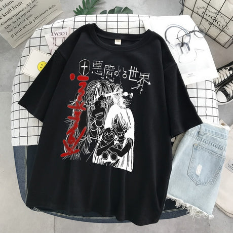 This tees captures the magic of Anime. If you're looking for more Anime merch, we have it all! Check out our anime merch now—free shipping!