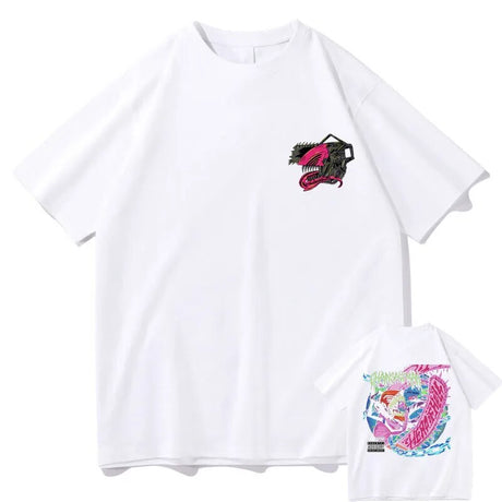 This shirt embodies the spirit of adventure in the world of Chainsaw Man. If you are looking for more Chainsaw Man, We have it all!| Check out all our Anime Merch now!