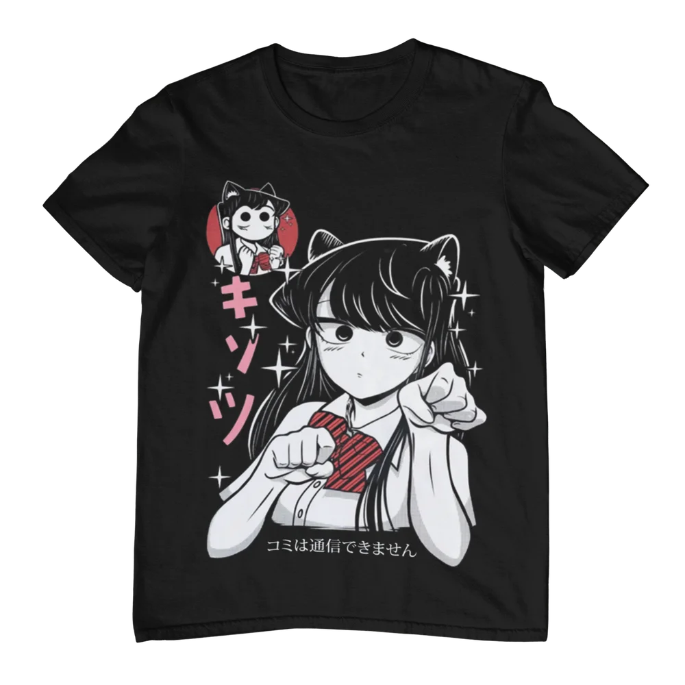 Here at Everythinganimee we only have the best shirts in the world! Unleash your inner cuteness  with Komi Can't Communicate Tee, featuring an iconic, vibrant design from Komi Can't Communicate that anime fans will instantly recognize.