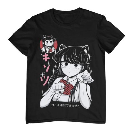 Here at Everythinganimee we only have the best shirts in the world! Unleash your inner cuteness  with Komi Can't Communicate Tee, featuring an iconic, vibrant design from Komi Can't Communicate that anime fans will instantly recognize.
