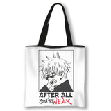 This canvas bag is a labor of love, to capture love of your anime characters. If you are looking for more Jujutsu Kaisen Merch, We have it all! | Check out all our Anime Merch now!