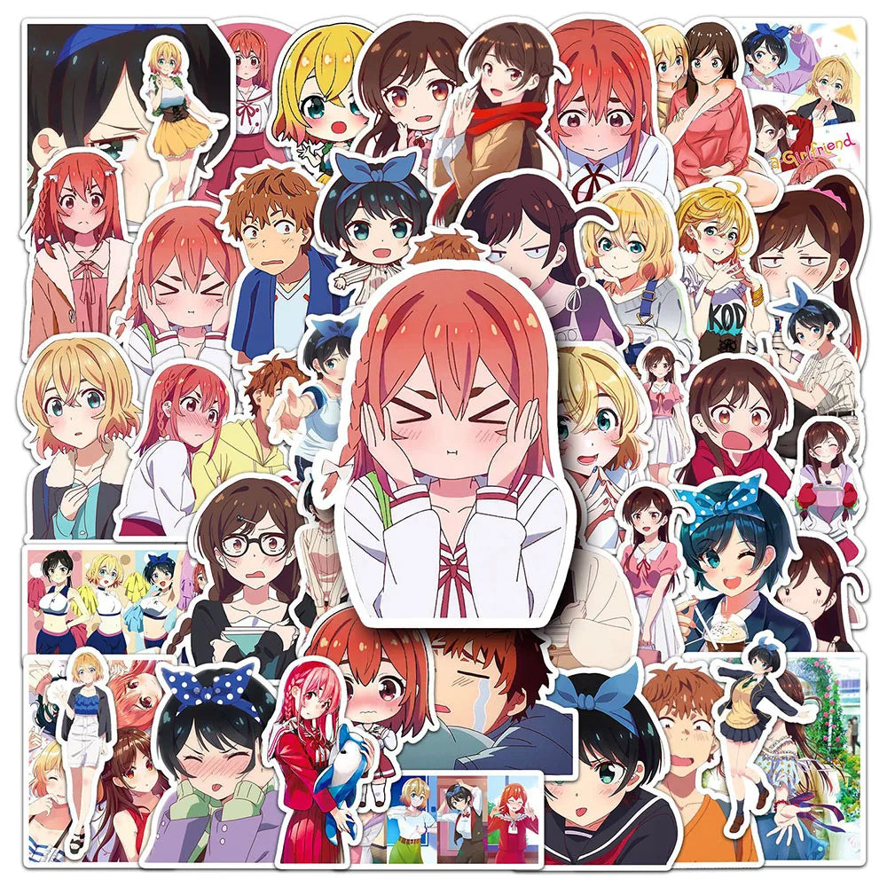 These stickers are your beloved characters are for personalizing your items. If you are looking for more Rent A Girlfriend Merch,We have it all! |Check out all our Anime Merch now!