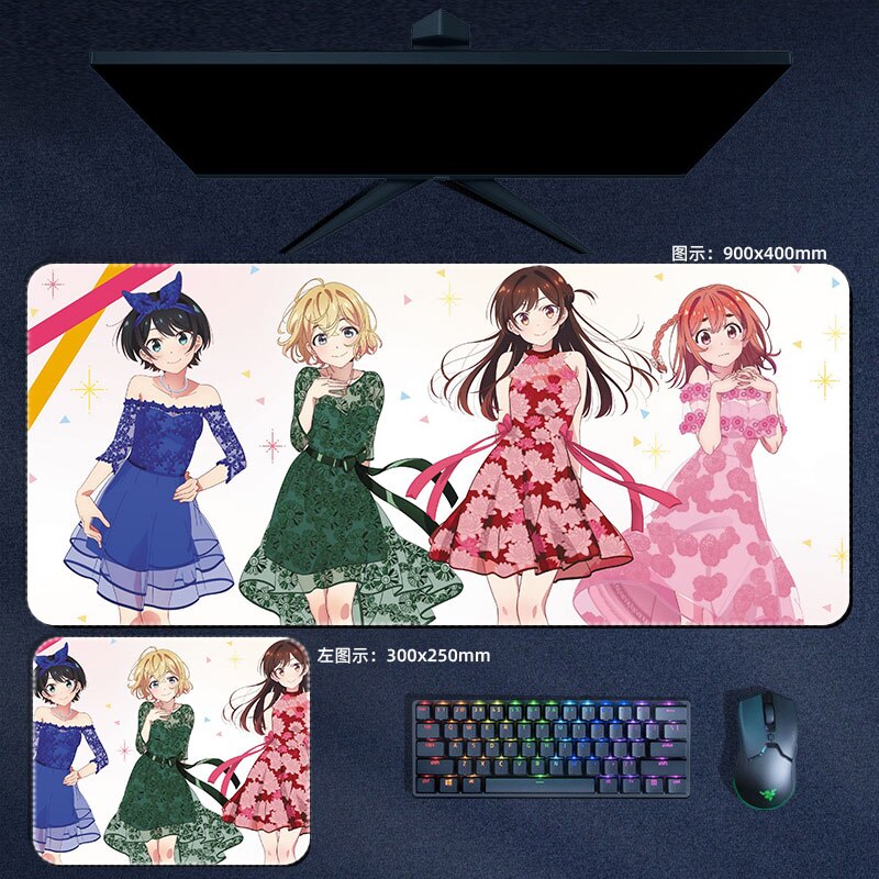 Rent A Girlfriend Mouse Pads
