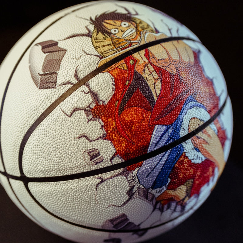 One Piece Luffy Basketball