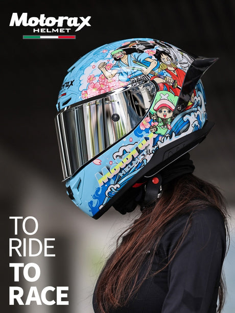 This helmet captures the magic of One Piece. If you're looking for more One Piece merch, we have it all! Check out our anime merch now—free shipping!