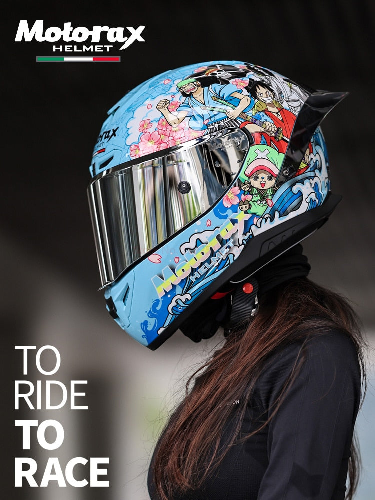 This helmet captures the magic of One Piece. If you're looking for more One Piece merch, we have it all! Check out our anime merch now—free shipping!
