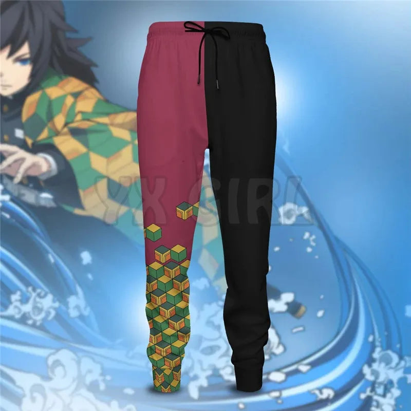 DemonStride - Sports Pants: Unleash the Slayer Within!