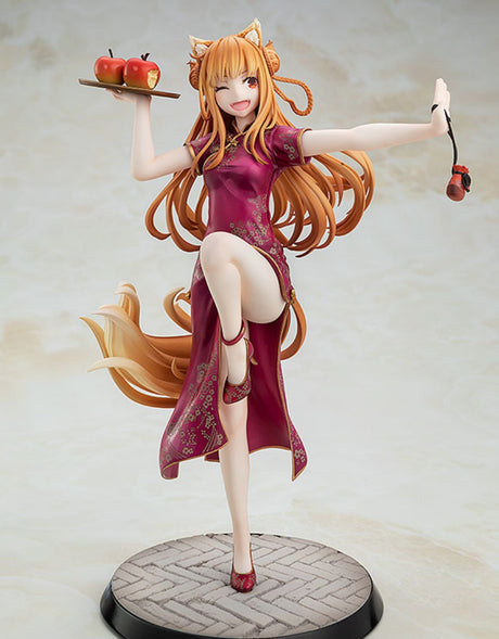 Pre Sale Anime Spice and Wolf Action Figure Holo Cheongsam Original Hand Made Toy Peripherals Collection Gifts for Kids, everythinganimee