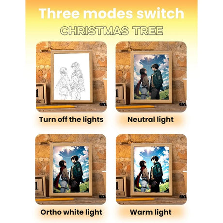 This lightbox captures the Attack on Titan. If you're looking for more Attack on Titan merch, we have it all! Check out our anime merch now—free shipping!