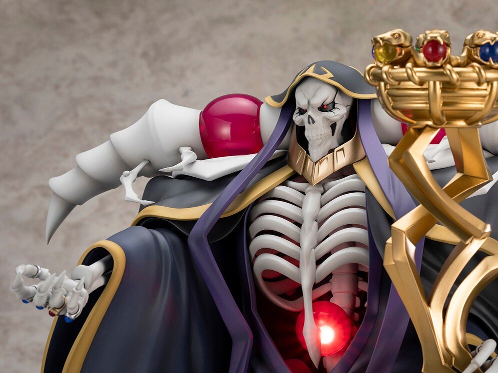 OVERLORD Ainz Ooal Gown Luminescence PVC Action Figure - Authentic Collectible