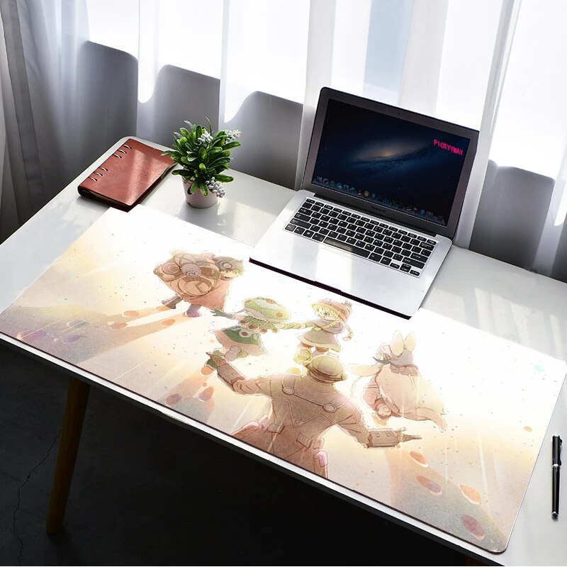 This mousepad captures the magic of Made in Abyss. If you're looking for more Made in Abyss merch, we have it all! Check out our anime merch now—free shipping!
