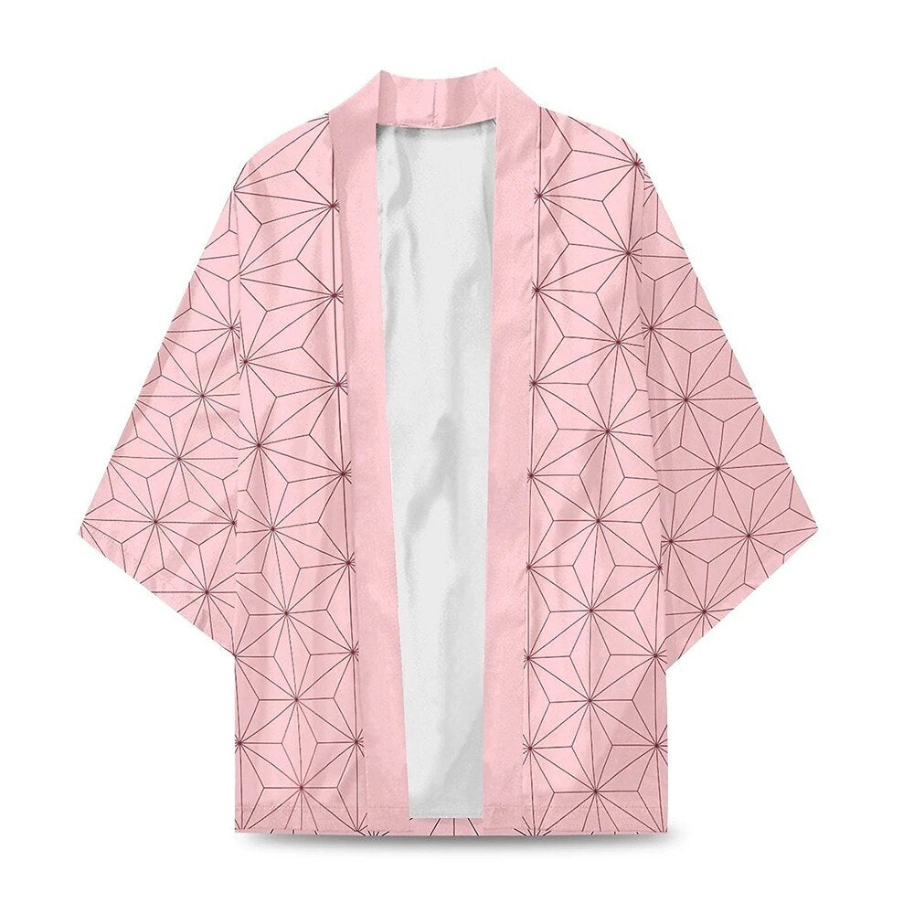 This kimonos captures the magic of Demon Slayer. If you're looking for more Demon Slayer merch, we have it all! Check out our anime merch now—free shipping!