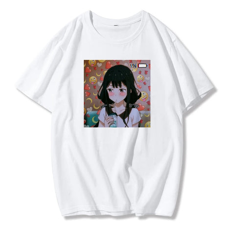 This tee adorned with a unique anime girl character print, rendered in charming kawaii art style. If you are looking for more Anime Merch, We have it all! | Check out all our Anime Merch now!